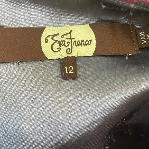 ANTHROPOLOGIE Eva Franco pink and gray wool blend pencil skirt size 12 - Picture 6 of 8